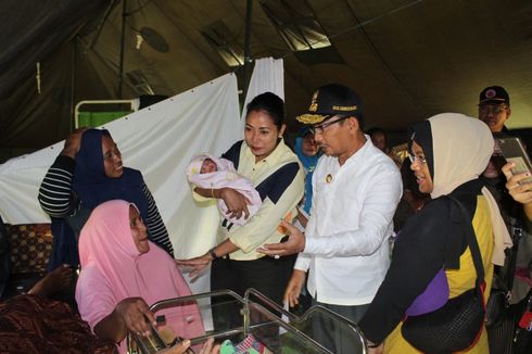 Cerita Bahagia Pengungsi Gempa Maluku, Melahirkan di Tenda Darurat dan Diberi Nama oleh Wagub