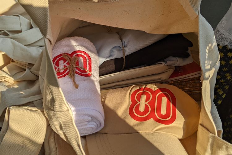 Souvenir untuk tamu undangan upacara HUT ke-80 RI di Istana Merdeka, Minggu (17/8/2025).