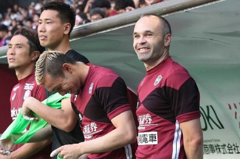 Kekalahan Telak Warnai Debut Andres Iniesta di Liga Jepang