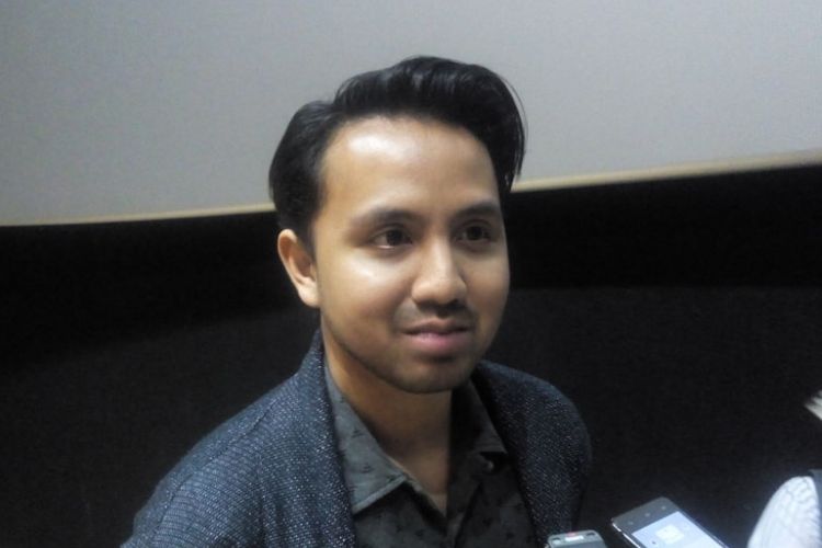 VP Brand & Marketing Moka, Bayu Ramadhan memberikan keterangan kepada awak media di CGV Cinema, fX Sudirman, Jakarta, Selasa (22/1/2019).