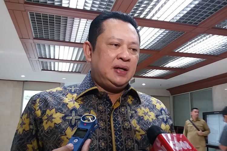 Ketua Komisi III DPR RI dari Fraksi Partai Golkar Bambang Soesatyo di Kompleks Parlemen, Senayan, Jakarta, Rabu (12/7/2017).