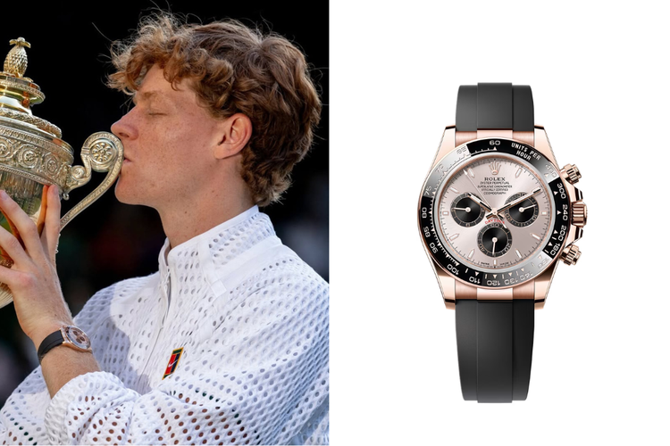 Rolex Daytona Temani Momen Juara Jannik Sinner di Wimbledon 2026