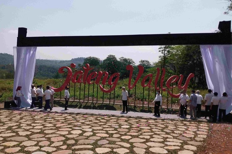 Groundbreaking Jateng Valley dilakukan Gubernur Jawa Tengah Ganjar Pranowo