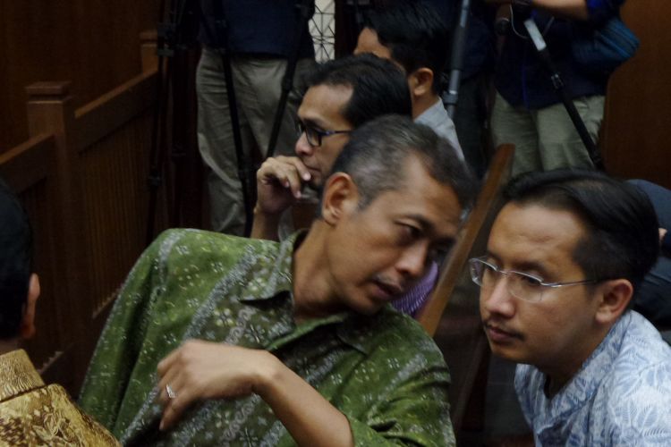 Pejabat Ditjen Pajak, Handang Soekarno, di Pengadilan Tipikor Jakarta, Senin (20/3/2017).