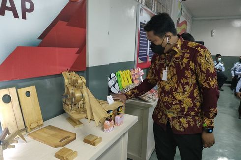 Warga Binaan Lapas Salemba Diberi Pembekalan Keterampilan