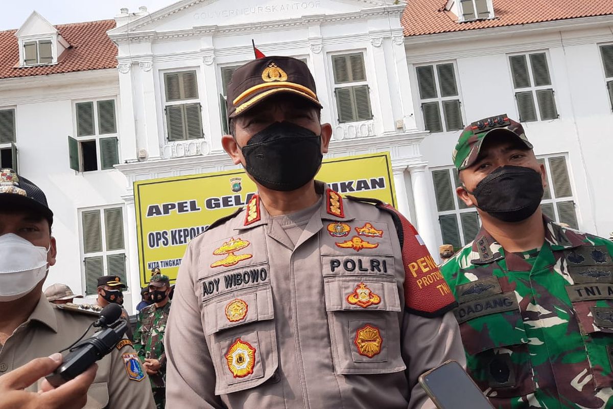 Kapolres Jakarata Barat Kombes Pol Ady Wibowo saat ditemui awak media di Jakarta, Rabu (5/5/2021).