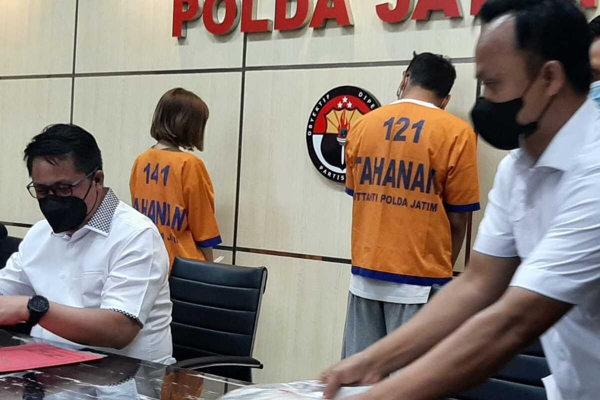 2 pemeran video asusila Kebaya Merah ditetapkan tersangka.