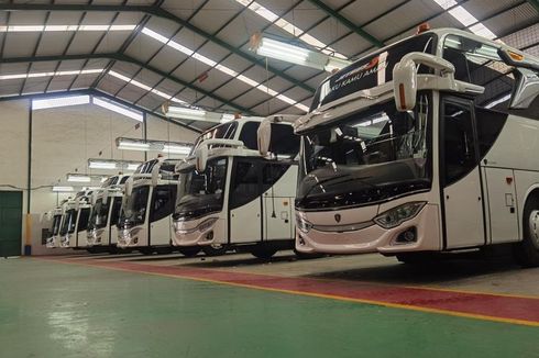 PT AMMAN Tambah Lagi Enam Unit Bus Karyawan dari Adiputro