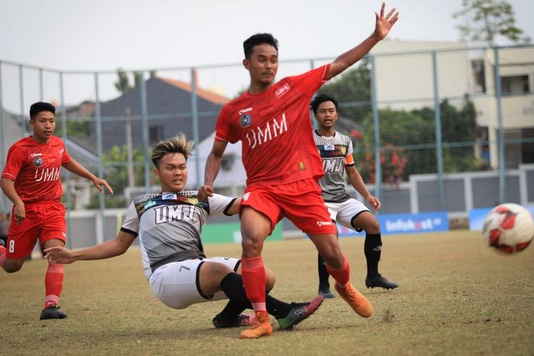 Universitas Muhammadiyah Malang (UMM) harus akui keunggulan tuan rumah Universitas Muhammadiyah Jakarta (UMJ) 1:2 pada final Liga Mahasiswa  Football Final Nationals Season 7 pada 2019, Jumat (13/9).
 