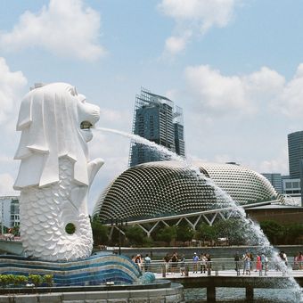 Ilustrasi Singapura. 
