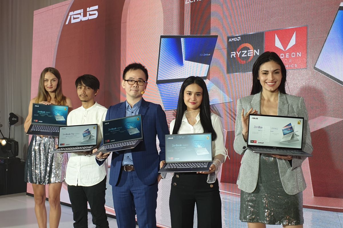 Peluncuran Asus ZenBook terbaru di Jakarta, Kamis (14/11/2019).