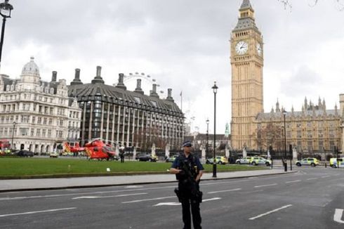 Ada Tembakan di Parlemen Inggris, Satu Polisi Ditikam dengan Pisau