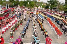 Sambangi Lomba Senam Sehat, Andra Soni Minta Doa dan Dukungan Masyarakat Banten