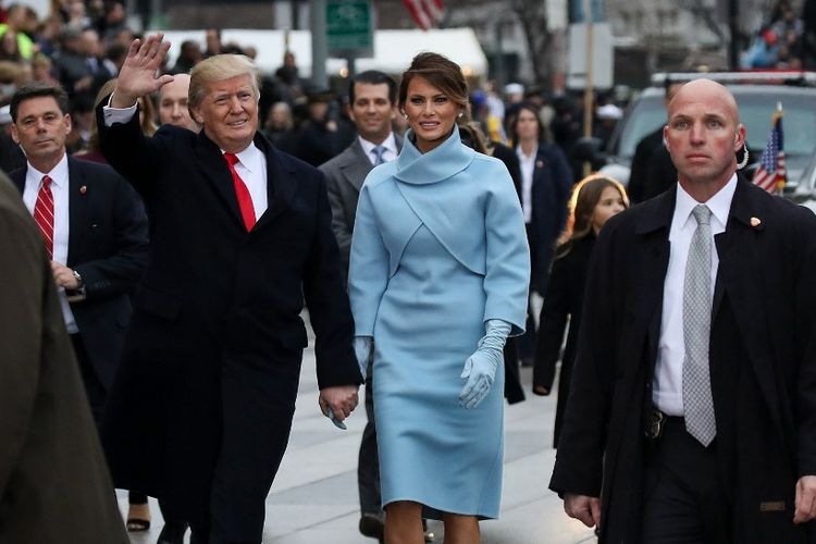 Donald Trump dan Melania Trump.