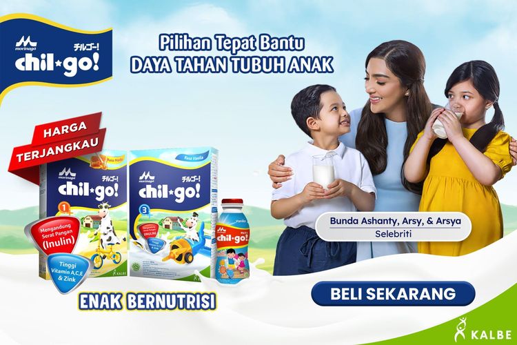 Morinaga Chil Go kaya akan protein dan asam amino esensial untuk membantu memenuhi kebutuhan protein harian anak sehingga terhindar dari risiko gagal tumbuh. 