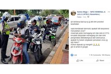 Viral, Unggahan soal Razia Kendaraan yang Dikhawatirkan Berpotensi Tularkan Covid-19