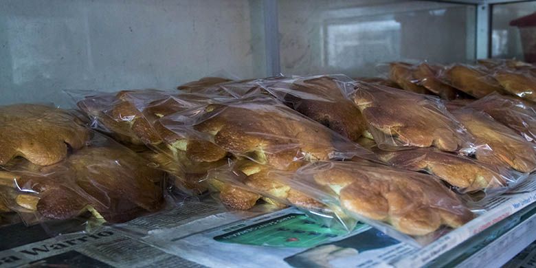 Roti Kembang Waru khas Kotagede, Yogyakarta