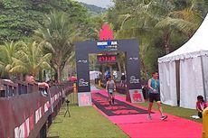 Atlet Asal Bali Finish Pertama Ironman 70.3 Lombok 2022