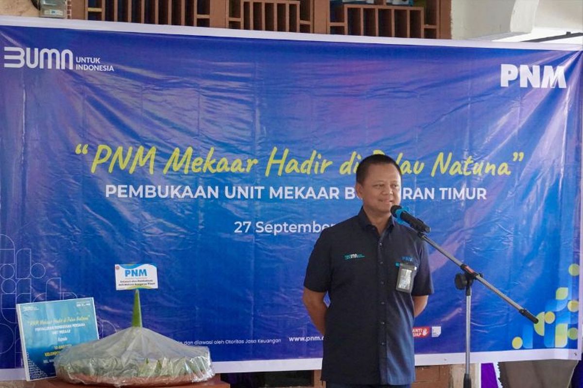 PT Permodalan Nasional Madani (PNM) melalui program Membina Ekonomi Keluarga Sejahtera (Mekaar) hadir di Pulau Natuna sebagai solusi keuangan perempuan prasejahtera. 