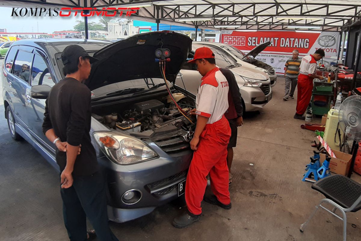 Posko Mudik Toyota di KM 57, Cikampek