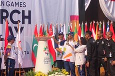 Setelah Semalam di Balai Kota, Obor Asian Games Dibawa Keliling Jakarta Lagi