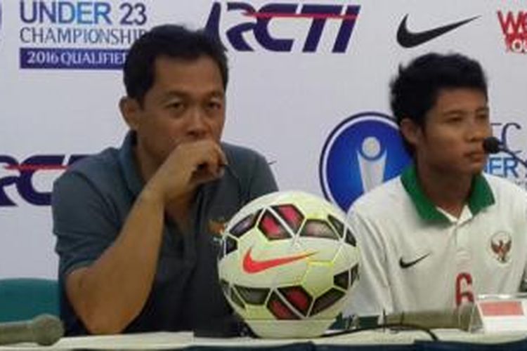 Pelatih tim nasional Indonesia, Aji Santoso.