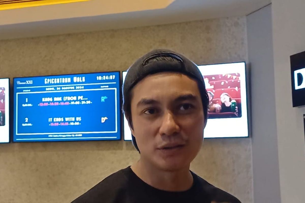 Baim Wong saat ditemui di XXI Epicentrum Kuningan, Jakarta Selatan, Senin (26/8/2024). 