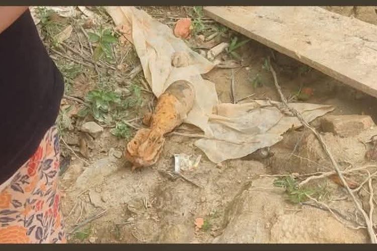 Pemuda di Labuhanbatu Temukan Mortir saat Buat Batu Bata, Penjinak Bom Turun Tangan 