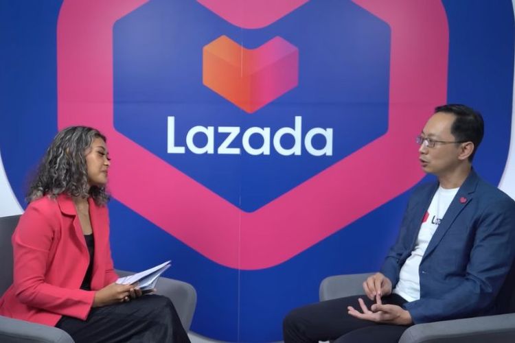 Direktur Eksekutif Lazada Indonesia Ferry Kusnowo dalam Wawancara Eksklusif: Cerita Lazada Dukung UMKM dan Talenta Muda Indonesia Bertransformasi Digital. 