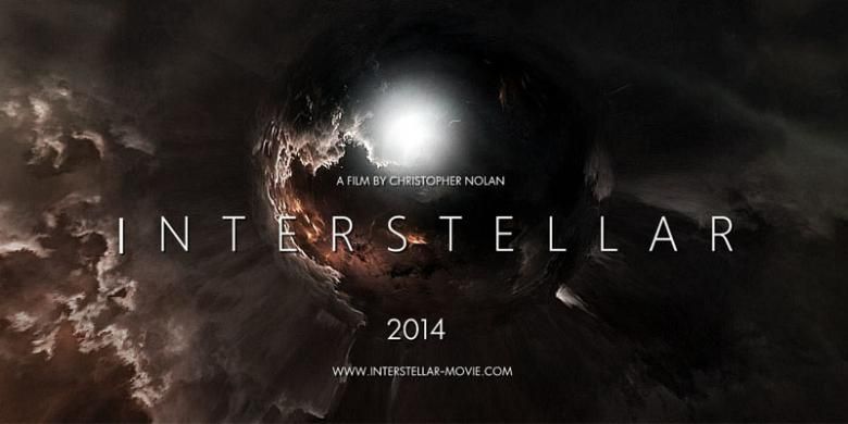 Poster film Interstellar.