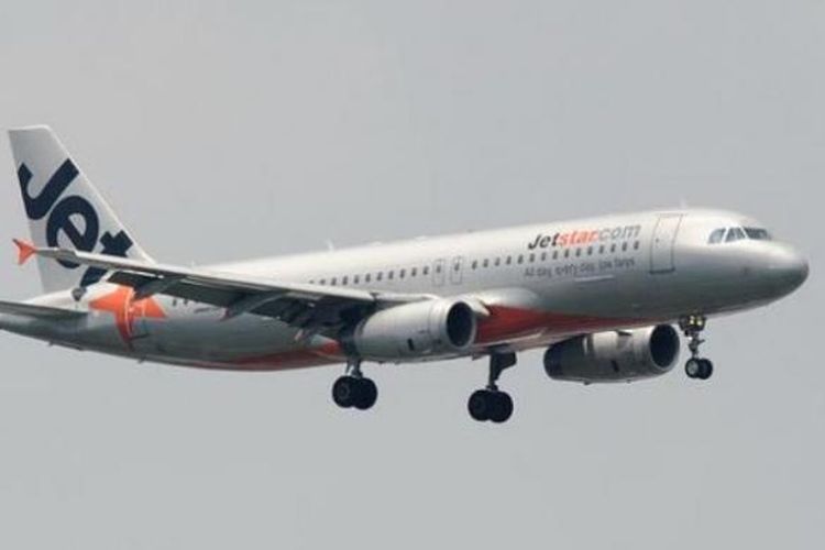 Maskapai penerbangan Jetstar.