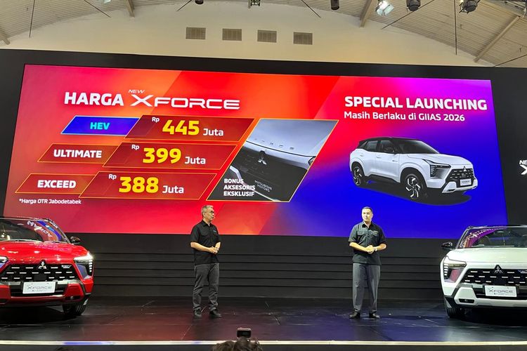Ini Harga Mitsubishi New XForce Hybrid di GIIAS 2026