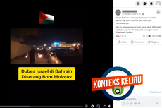 INFOGRAFIK: Beredar Hoaks Warga Bahrain Lempari Kedubes Israel dengan Bom Molotov