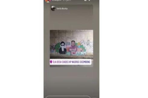 Mural Bernada Kritik Pemerintah di Bogor Diunggah Ulang Seleb Tiktok, Khaby Lame