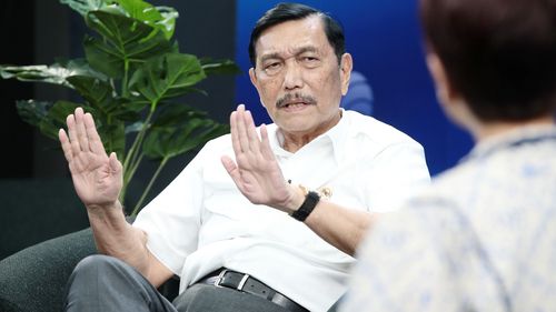 Luhut Akui Bahas Peta Politik Saat Bertemu Puan Maharani