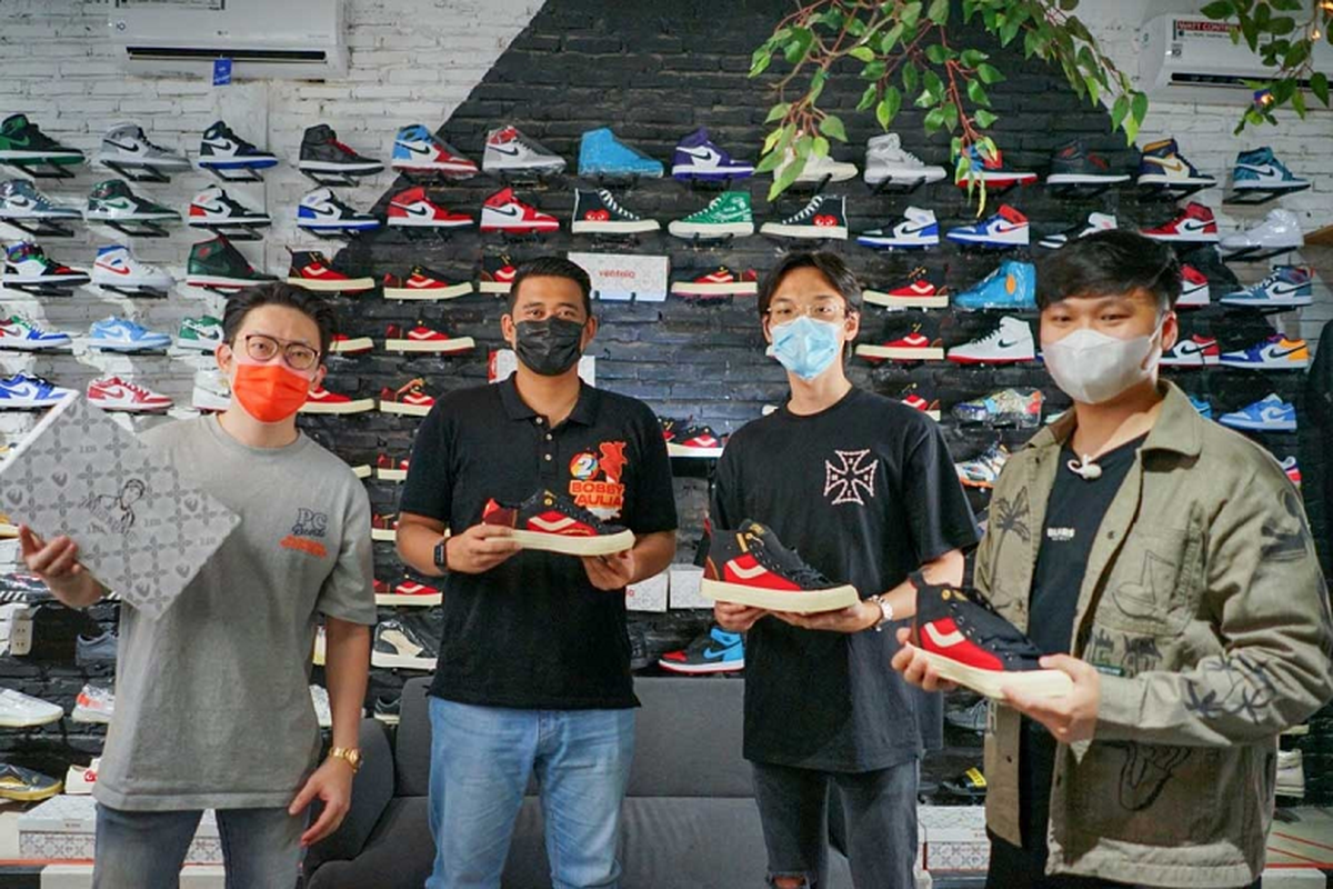 Six6Street sebagai salah satu toko yang memasarkan sepatu sneakers Ventela Sang Sekerta Lohita. (Dok. Six6Street)