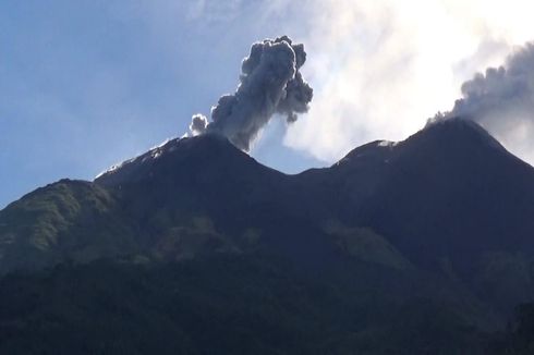 Lava Gunung Karangetang Mengarah ke Kali Batang dan Beha Barat