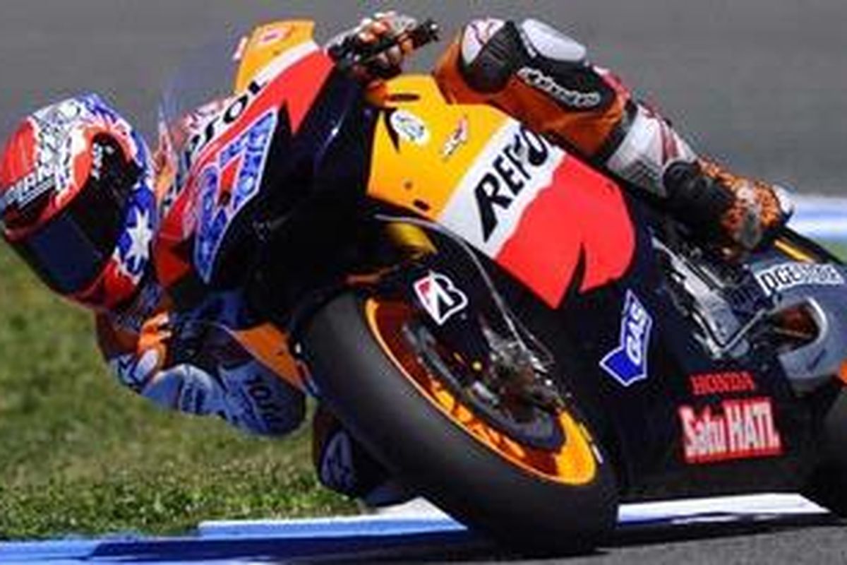 Pebalap Repsol Honda, Casey Stoner.