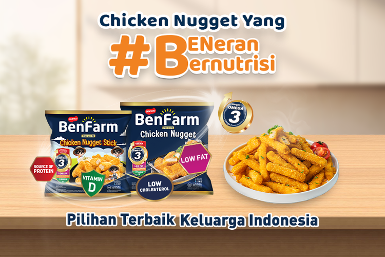 Benfarm Chicken Nugget Premium dapat menjadi pilihan bagi para ibu yang ingin memberikan makanan olahan dengan kualitas yang lebih baik dan aman dikonsumsi oleh anak-anak. 