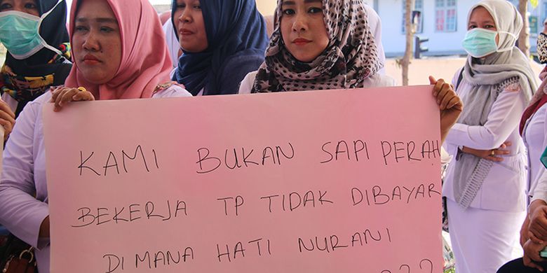 5 Bulan Tak Digaji Dokter Dan Bidan Cpns Demo Ke Dprk Aceh Barat