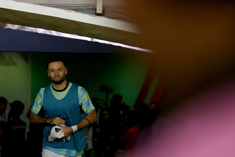 Pemain timnas Indonesia dan juga pemain Persib Bandung, Marc Klok.