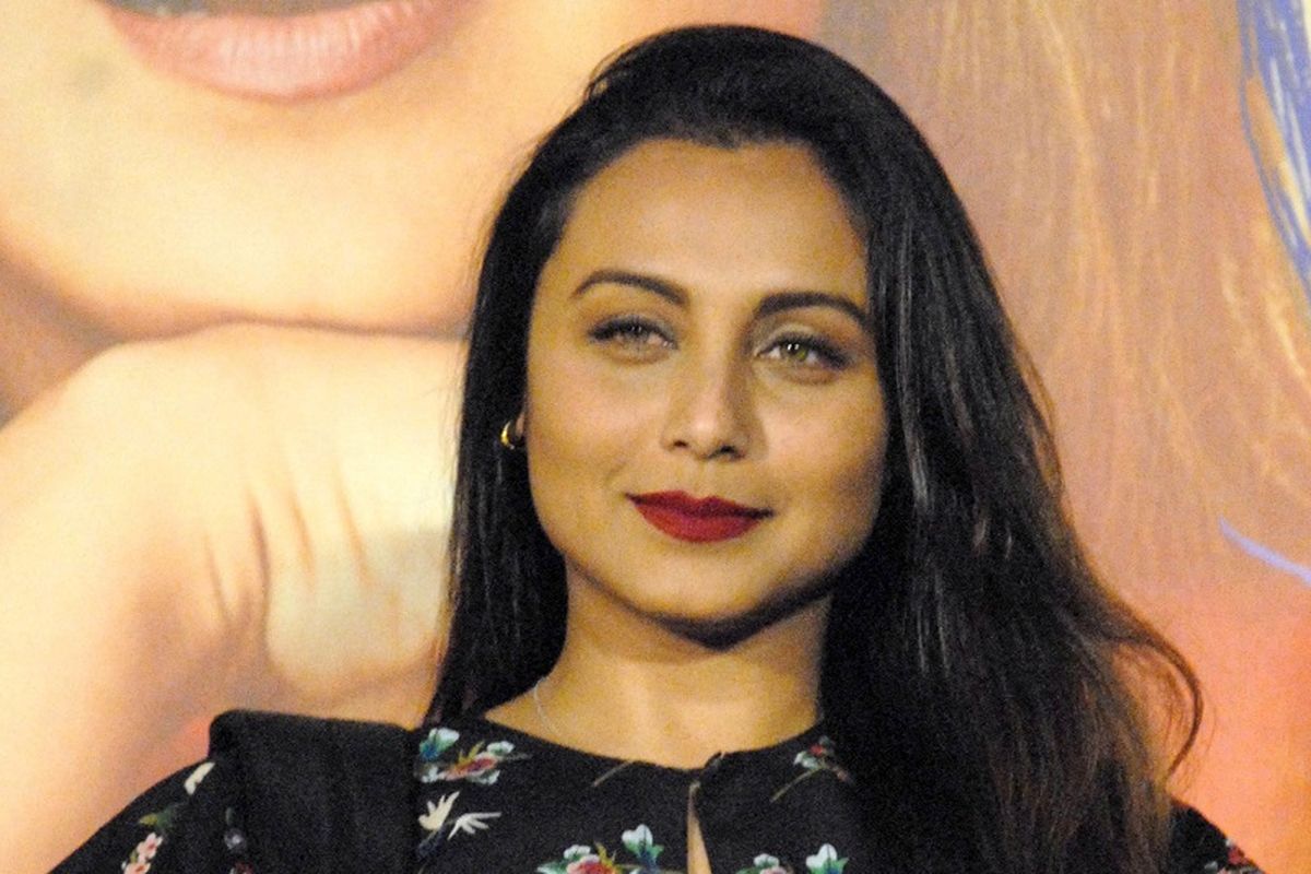 Aktris Bollywood Rani Mukerji berpose pada acara promosi untuk film Hichki karya sutradara Siddharth P Malhotra di Mumbai pada 19 Desember 2018. Mumbai on December 19, 2017. 