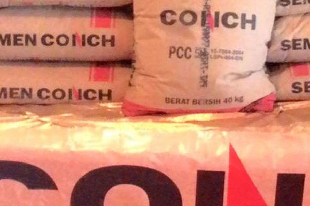 A file photo of CONCH cement in Kalimantan. 