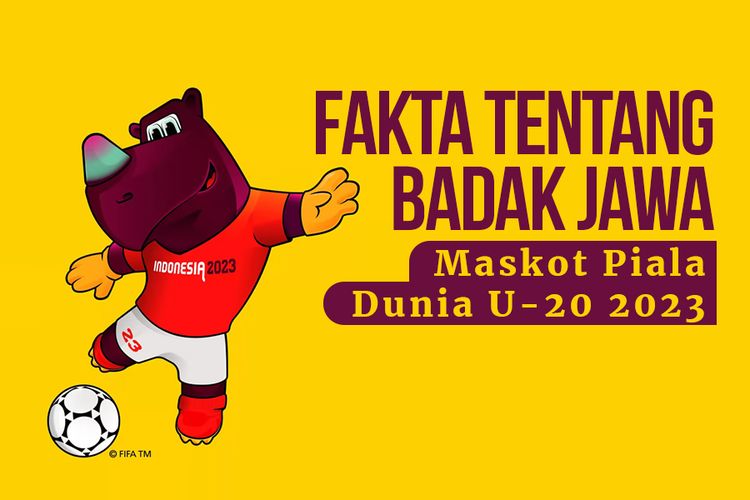 Fakta Tentang Badak Jawa, Maskot Piala Dunia U-20 2023