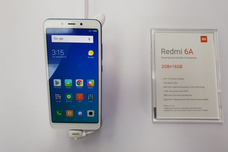 Xiaomi Redmi 6A.