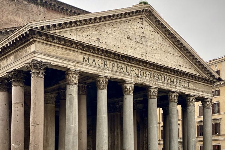 Ilustrasi The Pantheon, Roma, Italia