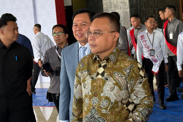 Wakil Ketua DPR Sufmi Dasco Ahmad saat ditemui di Gedung DPR, Senayan, Jakarta, Kamis (14/8/2025). 