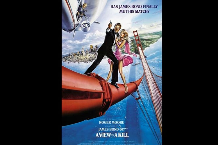 Film James Bond ke-14, A View to a Kill (1985). 
