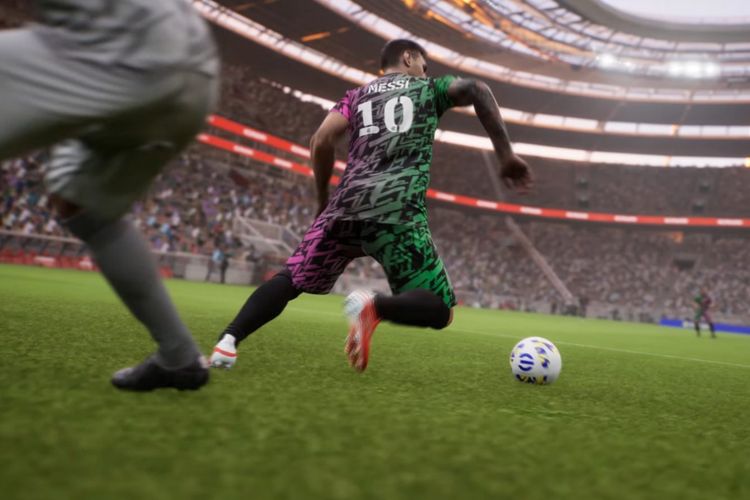 Ilustrasi gameplay eFootball 2022.