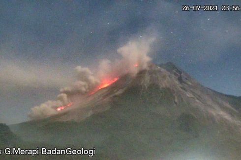 Lontaran Lava Pijar Gunung Merapi Capai Batas Vegetasi, Ini Rekomendasi BPPTKG